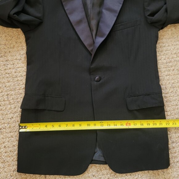 SOLD - BIJAN Men’s Tuxedo 42 US Jacket Black 52 EU Wedding - Picture 14 of 16